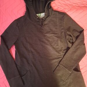 Women's Roots Charcoal Hoodie Sweater